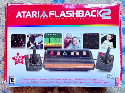 Atari Flashback2 Classic Game Console Power Adapter & 2 Controllers Parts Repair