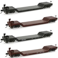 Evemodel Trains 1 Unit HO Scale 1:87 Depressed Center Flat Car C8770