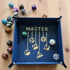 Custom Dice Tray. Personalised Dungeons and Dragons gift / Trinket Dish. DND 5E