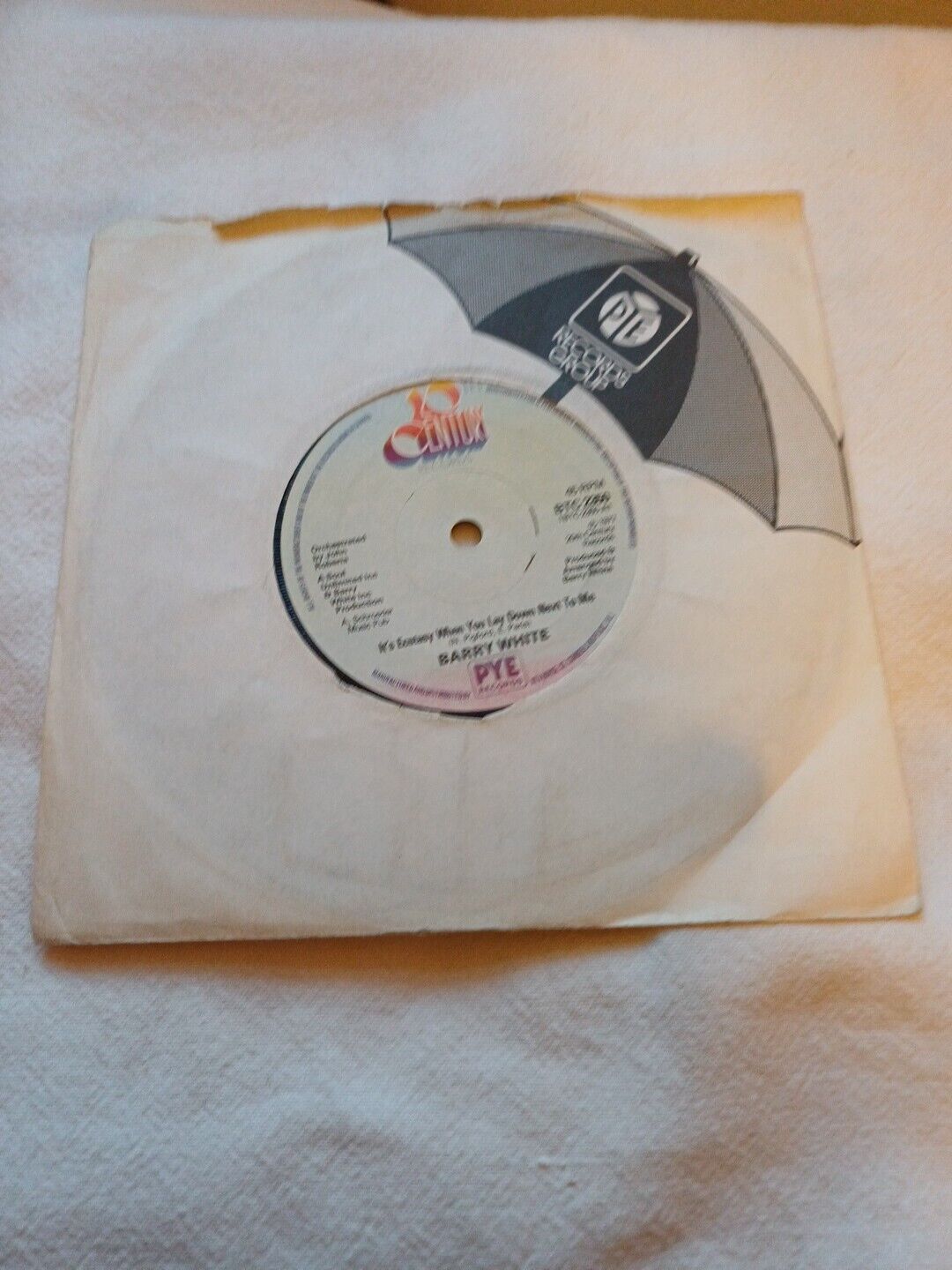 Barry White – It's Ecstasy When You Lay Down Next To Me 7'' Vinyl 1977 BTC 2350