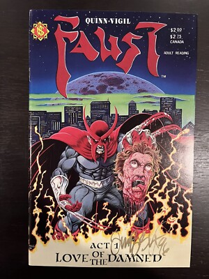 Faust 1-11, 1, 2, 11 Signed by Tim Virgil NM Plus mini series see pics 26 Issues