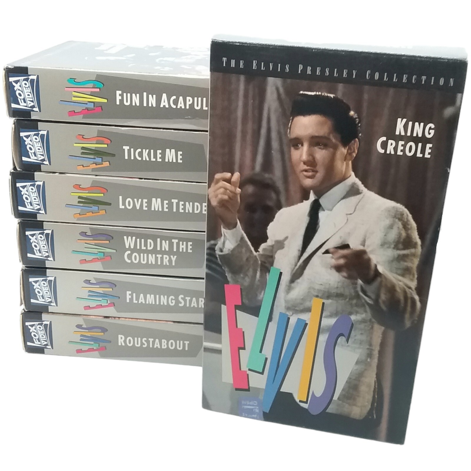 LOT Of 7 Elvis Presley VHS Movies Fox Video The Elvis Presley Collection Series