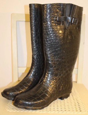 henry ferrera knee high rain boots