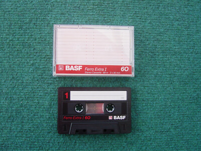 BASF Ferro Extra I 60 Cassette von 1988-89 /  MC Tape CC / Sammler Collection