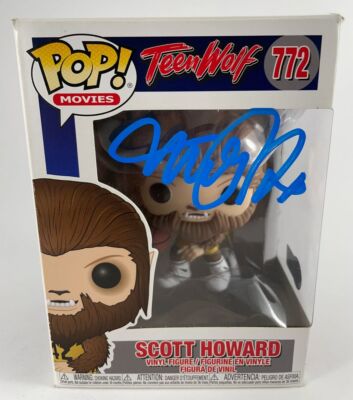 Michael J. Fox Signed Teen Wolf Scott Howard Funko POP! #772 Autograph BAS COA