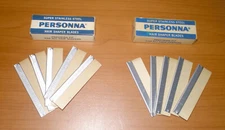 2 Boxes Vintage PERSONNA Hair Shaper Blades * 10 Stainless Blades Barber NEW 