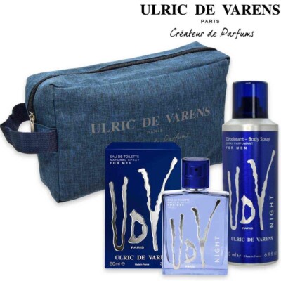 Udv Night Ulric De Varens Set Night Set (Man) Bag Edt 60ml+ Deo
