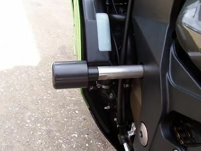 R&G Crash Protectors Black - Classic Style Kawasaki ZX12-R