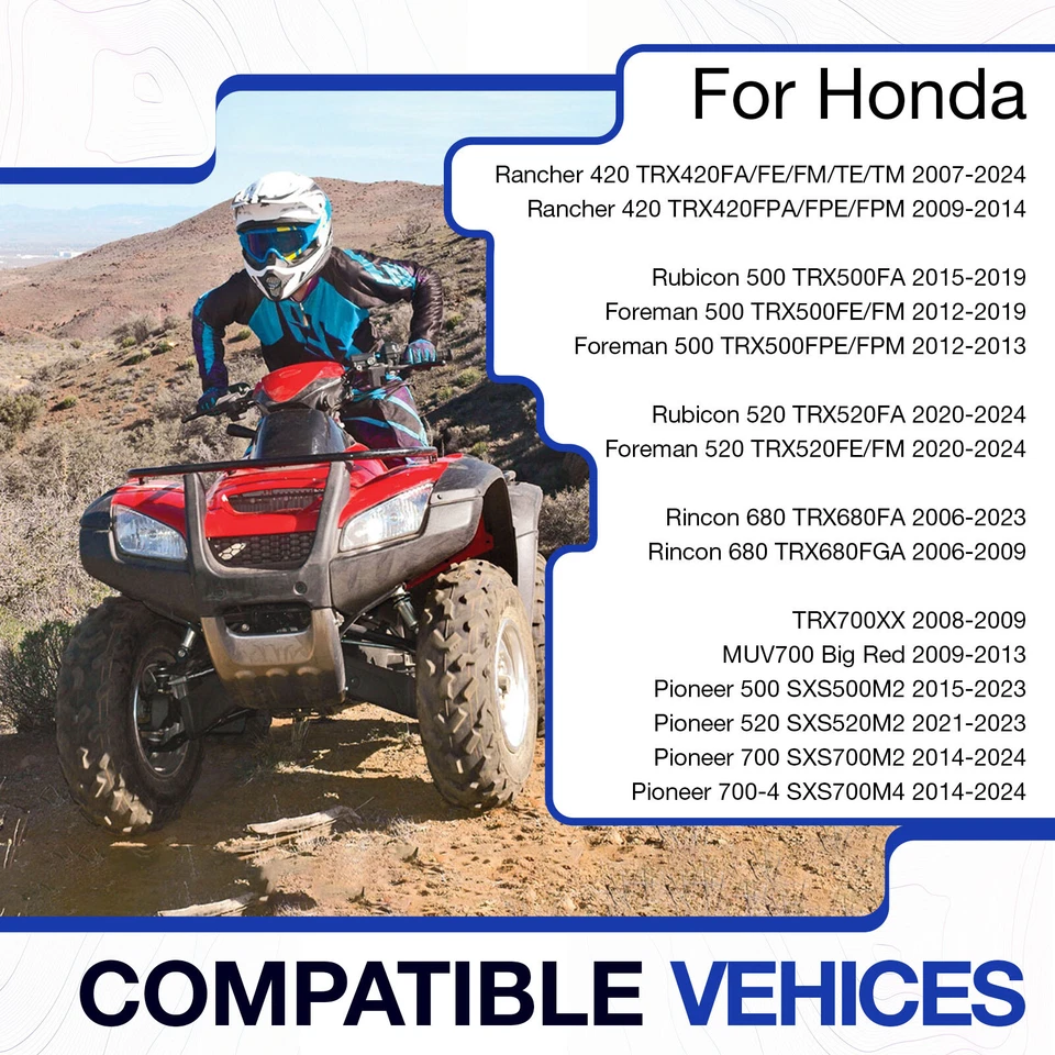 Juego de válvulas de control de aire de ralentí para Honda Rincon 680 TRX680 Pioneer 500 520 700 700-4 Foto 4 de 4