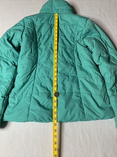 Columbia Jacket Womens Large Teal Full Zip Puffer - Picture 4 of 7
