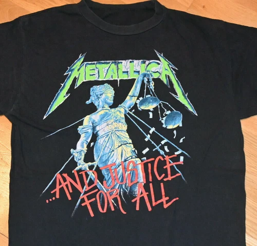 METALLICA concert Europe Tour tee shirt Ra 1980s vintage concert t-shirt, vintage, single stitch, B+ condition