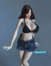 UANDD 1:6 Super Large Bust OB Female Action Figure Pale Body Model For 12'' Doll
