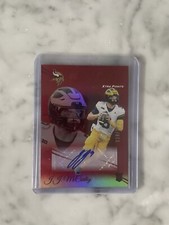 2024 Panini Prestige football JJ McCarthy Red Foil auto 38/199🔥🔥🔥💯💵
