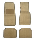 1992 - 1996 Jaguar XJS Beige Tan Car Floor Mats * 4 Piece Mat Set w/ DS Heel Pad