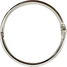 3 Inch (12 Pack) Loose Leaf Binder Book Rings, with Metal Nickel Plated for Key,