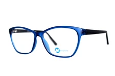 NEW MODERN OPTICAL CONTROL NAVY BLACK AUTHENTIC EYEGLASSES FRAMES 54-15-130MM RX