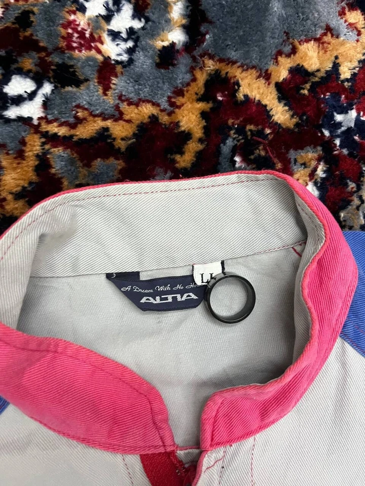 VINTAGE NISSAN JAPAN JDM MECHANICS JUMPSUIT COVERALLS OVERALLS TRI-COLOUR - Image 3 of 4