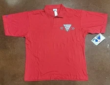 NWT Dead Stock VTG Apex One Bayern Munchen Munich FC Football Polo Red Size XL