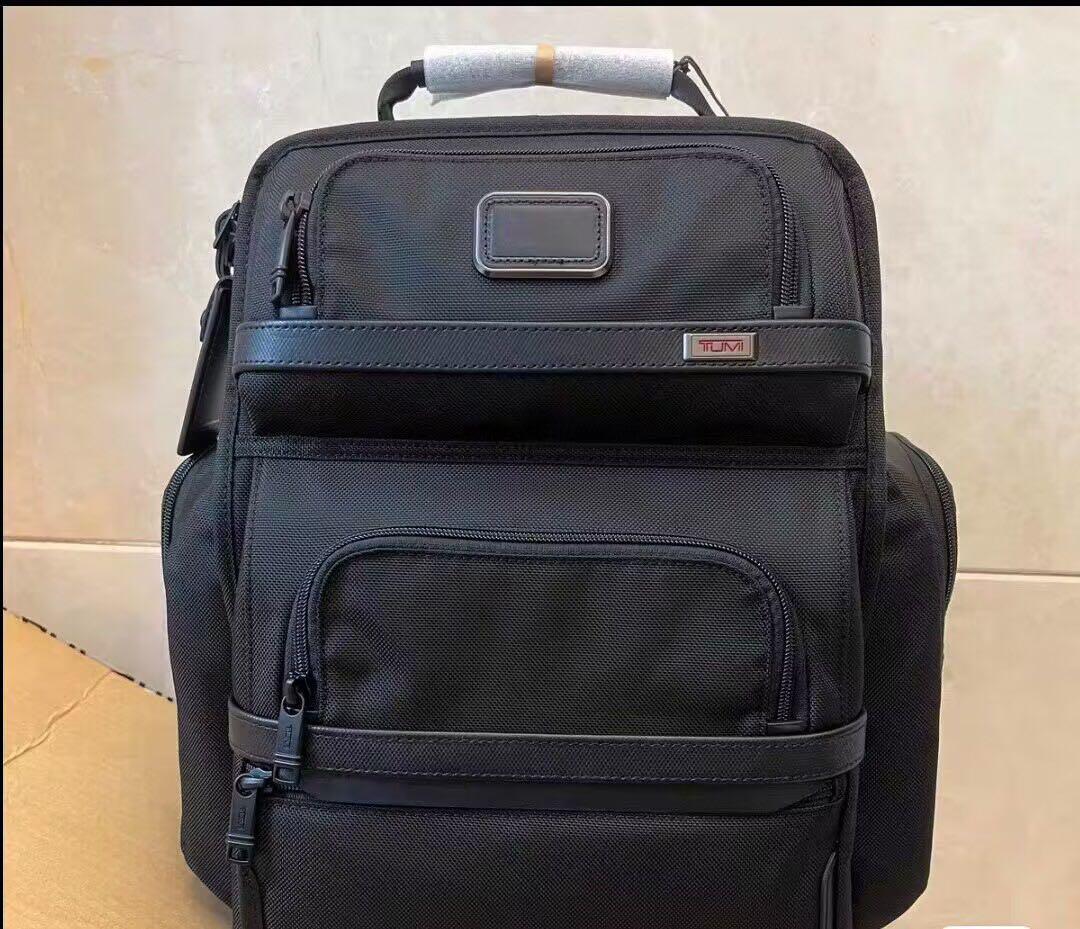 TUMI ALPHA3 Brief Pack FXT Ballistic Nylon Leather Black 1.5kg 43×30