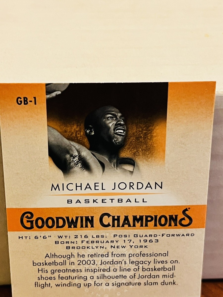 2021 Upper Deck - Goodwin Champions - Michael Jordan All