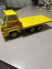 Vintage Tonka Yellow Flat Bed Ramp Truck Original Paint Pressed Steel- 13021