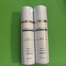 2 X DRMTLGY Broad Spectrum SPF 45 PROTECT - 1.7 fl oz - EXP 11/2026
