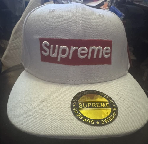Casquette/chapeau logo boîte rouge suprême. Réglable