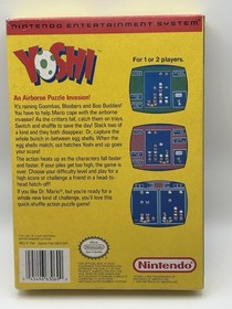 NES Yoshi Nintendo Game Mario Goomba New in Box NM Complete Game Pak