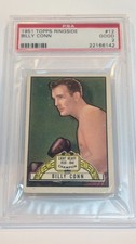 1951 Topps Ringside # 12 - Billy Conn *BHOF Ex Lt. Hvy Champ* PSA 2 - Good