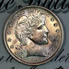 * 1893-P * SUPERB+ GEM BU MS BARBER HALF-DOLLAR * FROM ORIGINAL COLLECTION