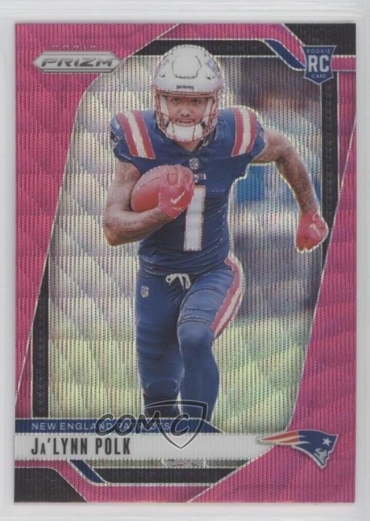 2024 Panini Prizm Rookies Pink Wave Prizm Ja'Lynn Polk #339 Rookie RC 1jt0