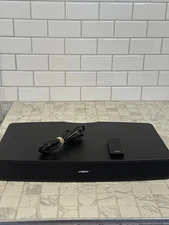 TESTED W/ REMOTE  Bose Solo TV Sound System Model 410376 Black W/ PWR Cable Read