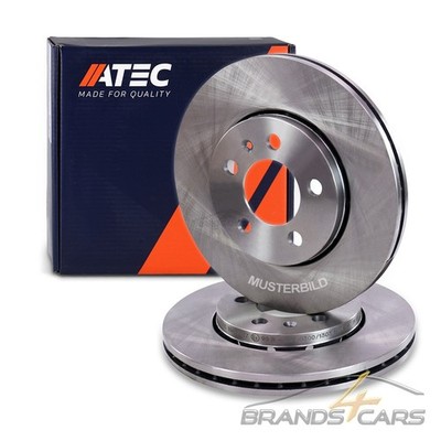 ATEC 2x BREMSSCHEIBE SATZ BREMSSCHEIBEN Ø360 BELÜFTET VORNE FÜR AUDI A8 4E 02-10