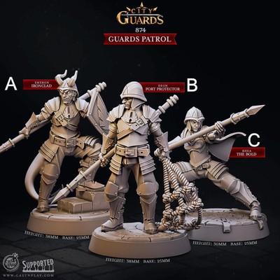 Guards Patrol Miniatur