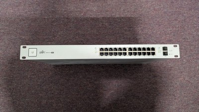 Ubiquiti UniFi US-24-500W 24-Port Gigabit PoE+ Managed Switch w/ 2 SFP   Tested