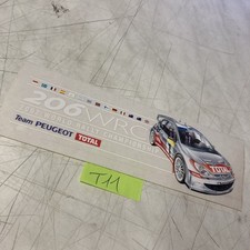Peugeot Automobile 206 WRC 2002 Car Sticker 7x22cm