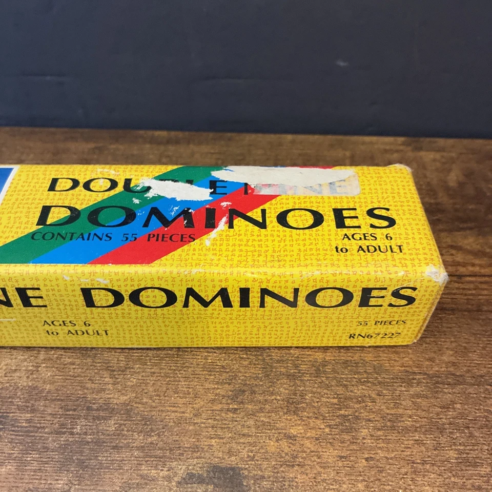 Vintage Double Nine Dominoes 55 Pieces RN67227 Made in Taiwan New Sealed in Box - Image 4 of 4