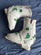 Vintage Salomon SX-62 Ski Boots Women's Size UK 7 HTC Logo Retro Classic
