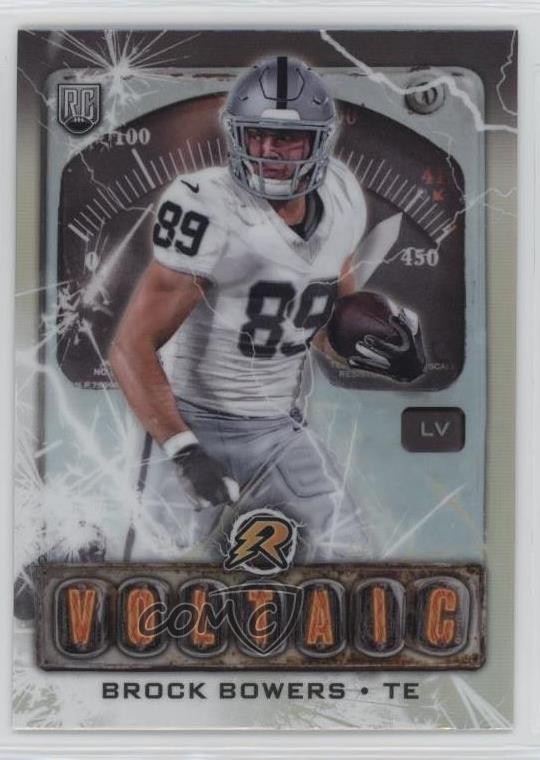 2024 Topps Resurgence Voltaic Refractor Brock Bowers #V-7 Rookie RC