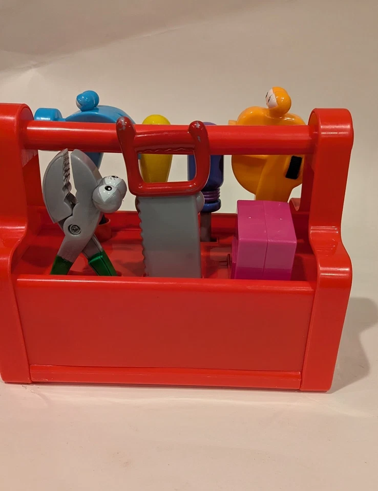 Fisher Price Handy Manny Dancing TOOL BOX Kid's Toy 7 Tools Saw Wrench Hammer - Image 4 of 4