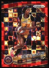2025 Panini Prizm WNBA #118 Rickea Jackson Red Pandora Prizms #/199
