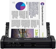 Epson DS-320 Portable Document Scanner with A...