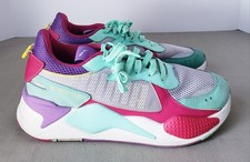 Puma RS-X Multi Color Neon Running Shoes 372715-05 Men's Sz 10