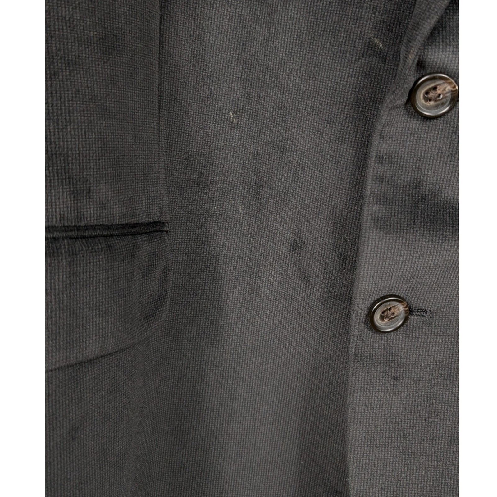 Ralph Lauren Black Corduroy Blazer Men's 46R Sport Coat Jacket Soft thumbnail 4