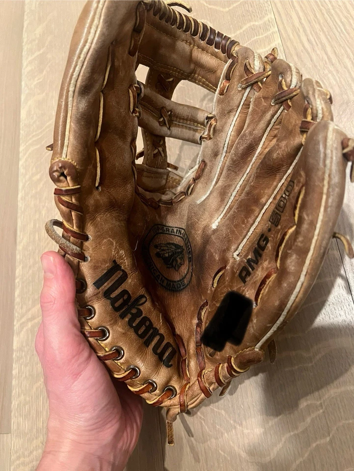 Vintage Nokona 13" Baseball Glove AMG500-CW Right Hand Throw - Image 2 of 3