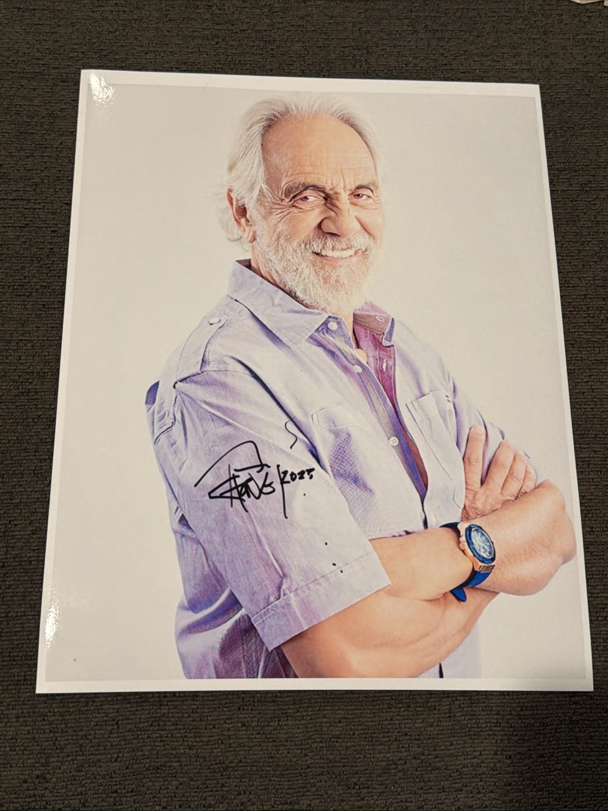 Tommy Chong Signed Autographed 8.5 X 11 Photo Cheech & Chong