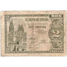 [#1291758] Spain, 2 Pesetas, VF