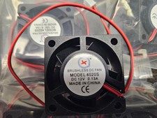 8 pcs Brushless DC Cooling Fan 5 Blade 12V 40x40x20mm 40mm 4020S