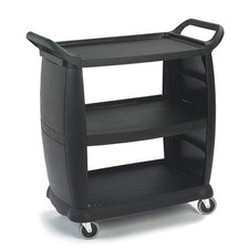 GRAINGER APPROVED CC203603 Bussing Cart,36 1/4 in L,Plastic 5YGP5
