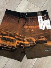 Hurley x Nascar Racing Mens Size 32 18" Phantom Shorts Boardshorts Finishline